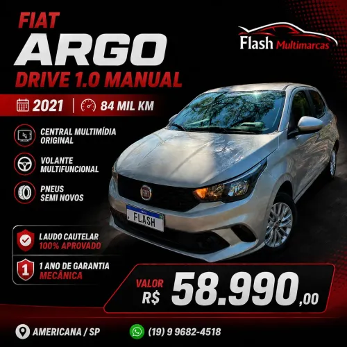 Fiat Argo Drive 1.0 6V Flex 2021