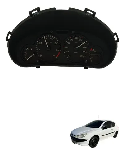 Painel Instrumentos Peugeot 206 207 2004 2005 S/acrilico