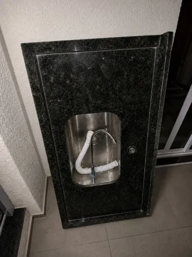 Granito Verde Ubatuba - 1,25m X 0,60m