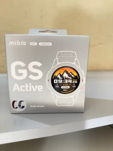 Smartwatch Mibro GS Active GPS - 1000 Nits + 2 Pulseiras