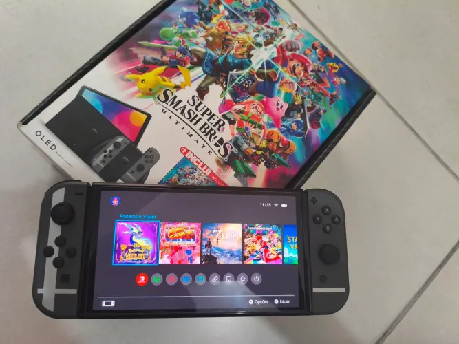 Nintendo Switch OLED Desbloqueado - Completo
