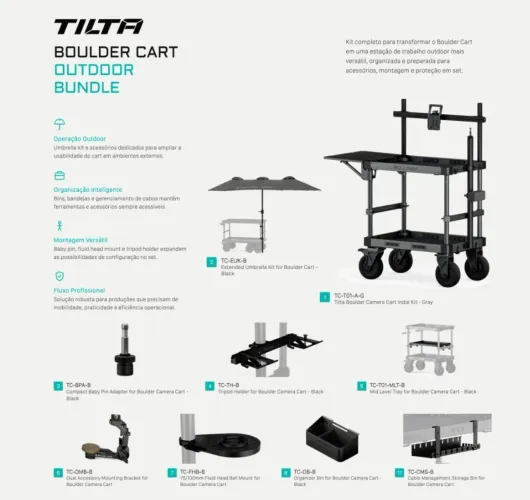 Tilta Boulder Cart Outdoor Bundle