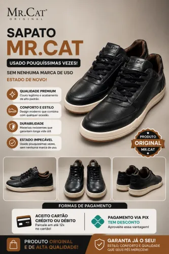 SAPATO MR CAT ORIGINAL