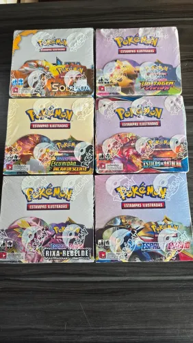Combo Booster box pokémon tcg COPAG com lacre original