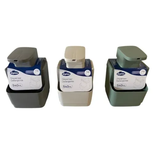 Dispenser para Detergente 540ml Giplás - Praticidade e Organização para sua Cozinha!
