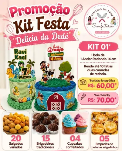 ? Agenda Está Aberta, Faça Seu Pedido de Kits Festas Para Sua Festa ?