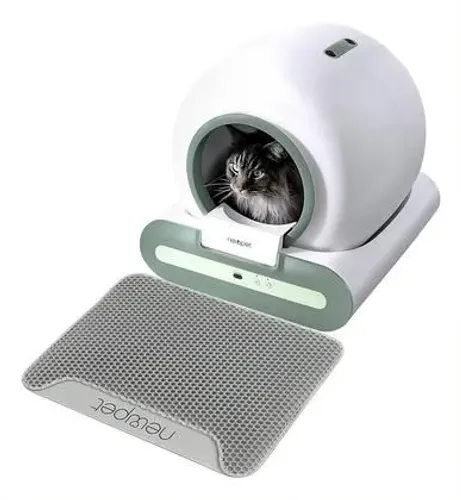 Caixa de Areia Automática NewPet para gatos excelente estado completa com caixa e manual