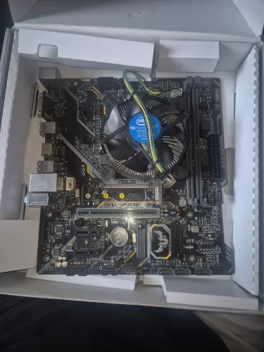 Kit intel I3 9100f + h310m e cooler intel