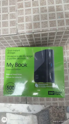 HD Externo Novo, Lacrado