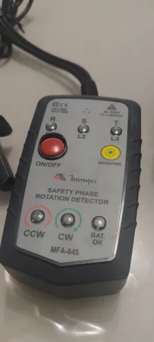 Fasímetro Sem Contato Minipa MFA-845 - Detector de Sequência de Fase (CAT IV)