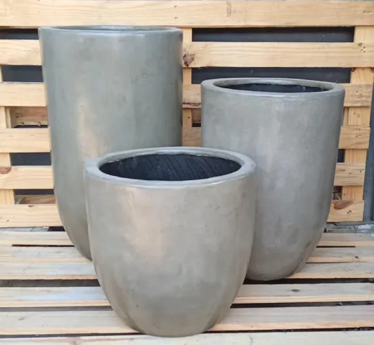 Kit vasos de cimento
