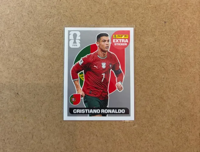Figurinha Legend Cristiano Ronaldo Prata