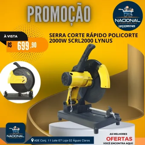 Serra De Corte Rápido SCRL 2000 14 Polegada 220V - Lynus