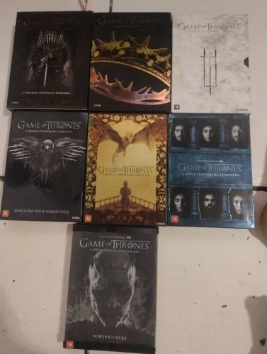 Vendo Coleção completa Game Off Thrones 1° á 7° temporada