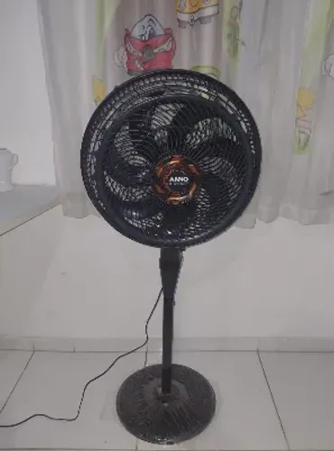 Ventilador de Coluna Arno X-TREME 7 Preto 40cm VE72, 150W, 7 Pás, 3 Velocidades, 110v