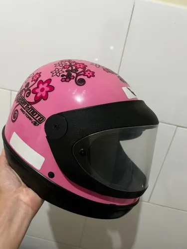 Capacete Rosa N56