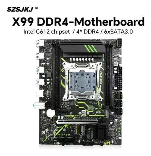 Kit Placa-Mãe X99 C612 + Processador Intel Xeon E5 2680 v4