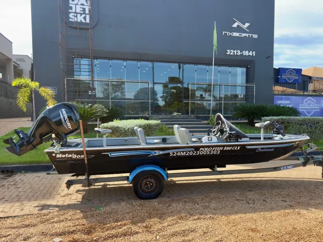 Barco de pesca Polo Fish 550 CLX 2023 Motor 60 HP Mercury 