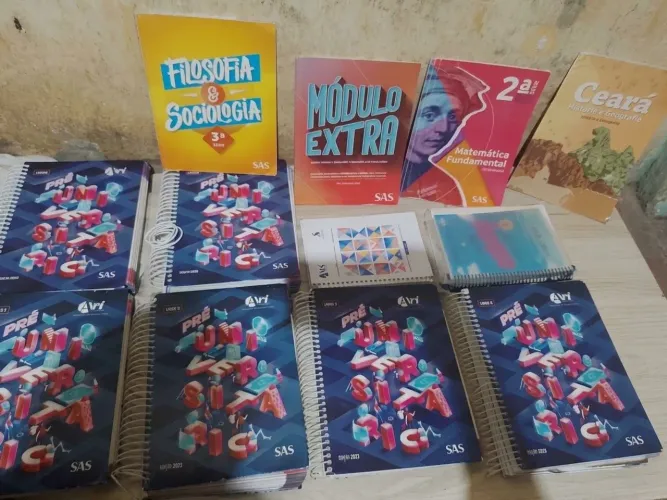 Lote Completo Apostilas Pré-Vestibular / ENEM - Ari de Sá (SAS) - Livros 1 ao 6