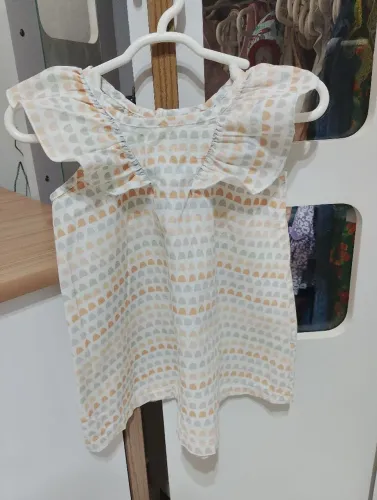 Vestido Tilly baby estampa monocromática