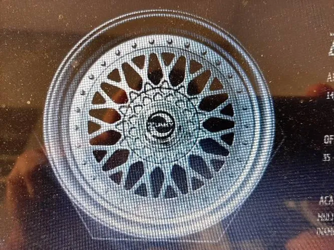 Roda aro 14 BBS Prata com Borda diamantada VW gol 4X100 jogo