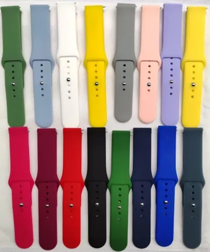 Pulseira Silicone para Smartwatch 20mm