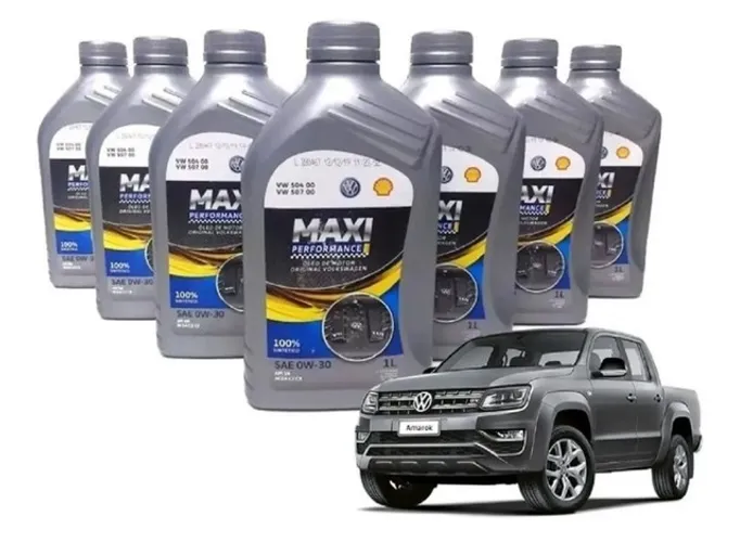 Kit 7 Óleo + Filtro Amarok Original Gs55545m2bra Original Volkswagen