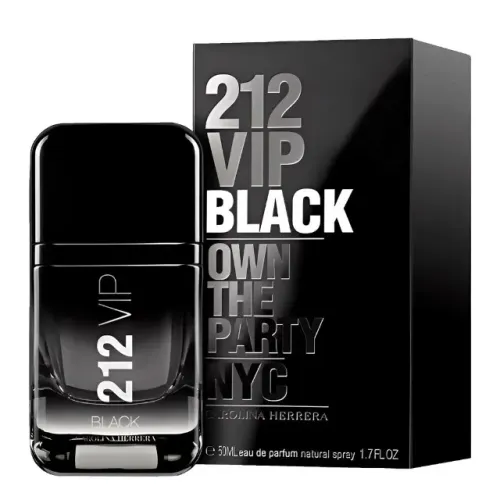 212 VIP Black Masculino Carolina Herrera 50 ml Parfum