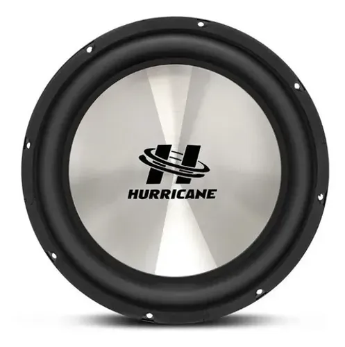 Subwoofer Hurricane Alumínio 10 Pol 300w Rms Boca Grave Mono