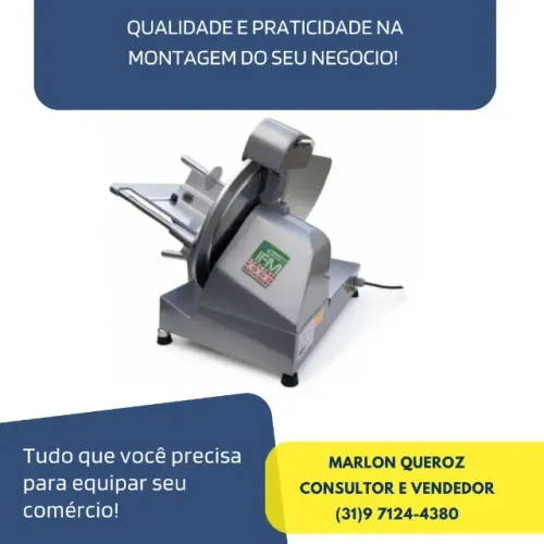 Cortador de Frios Inox Lamina 25cm Palladium