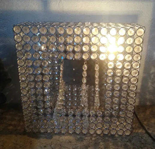 VENDE -SE LUSTRE CRISTAL G9 MILANO 4 BOCAL DE LUZES