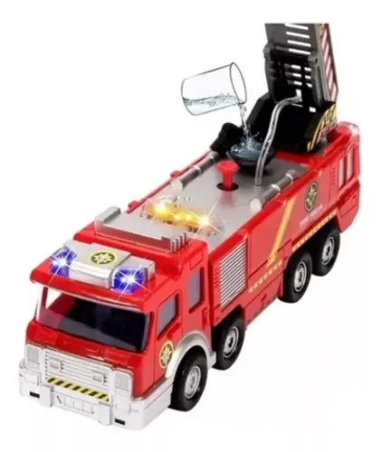 Caminhao Do Bombeiro Tk-2280cspray Agua 25cmx11cm Tk-2288