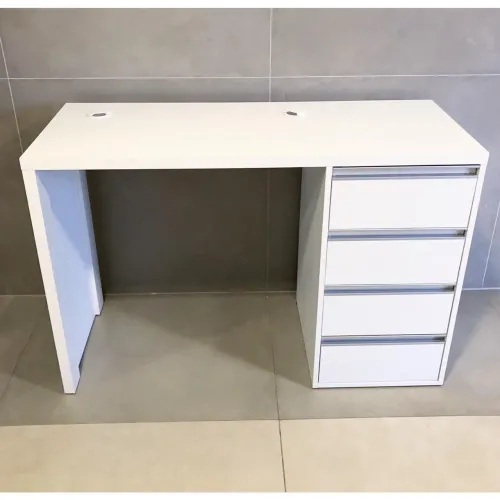 Mesa Nail em MDF Branco