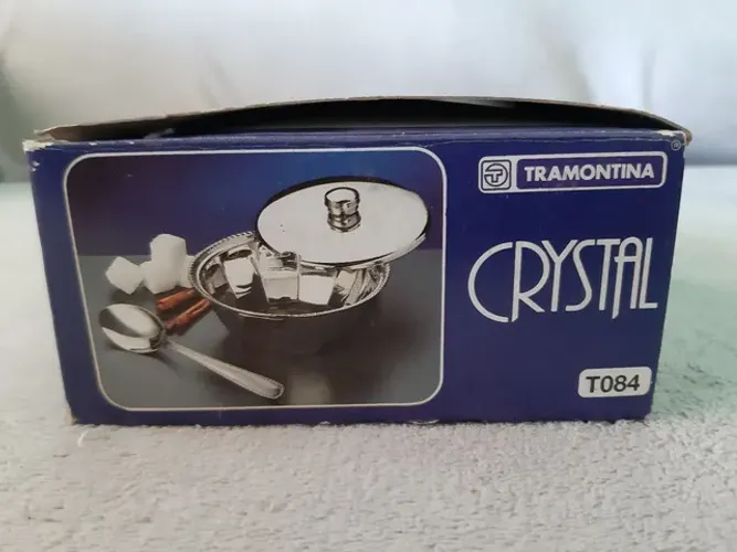 Açucareiro Inox Linha Crystal Tramontina