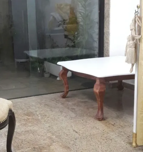 Mesas, 1 centro, os pés provençal