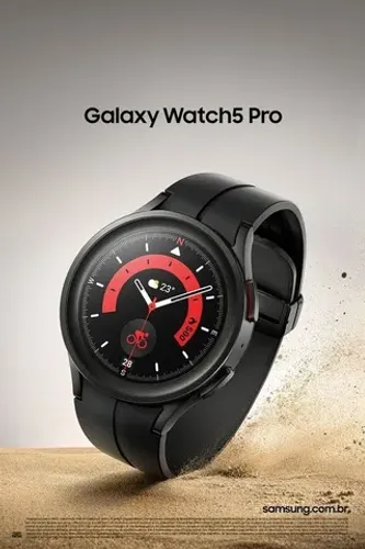 Galaxy Watch 5 Pro 45mm (Preto) | Lacrado Novo | Garantia Nf