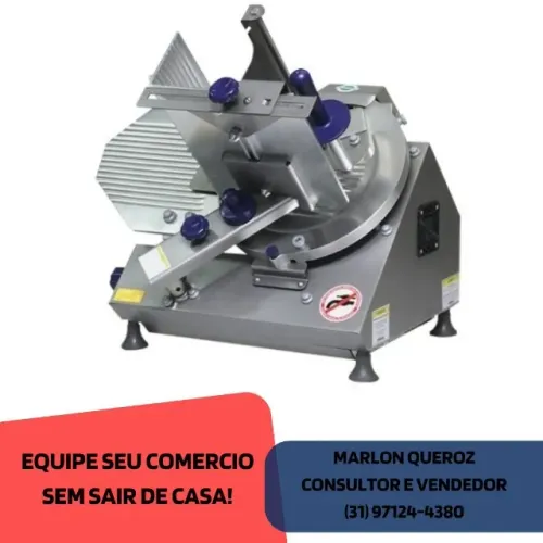 Cortador de Frios Gural Novo Inox Lamina 30 CM