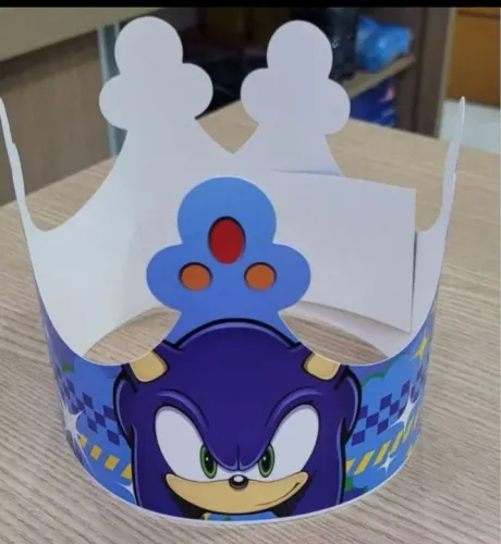 Coroa Sonic - da coleção Sonic do burguer king de 2024 
