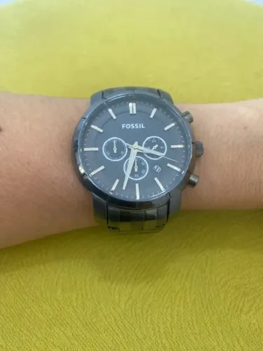 Relógio Fóssil Original Masculino Preto