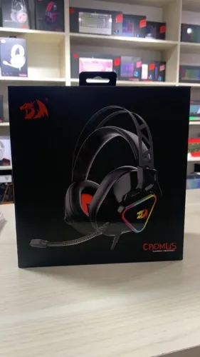 Headset Gamer Redragon RGB Cadmus / Novo Lacrado / Loja Física / Parcelamento sem Juros