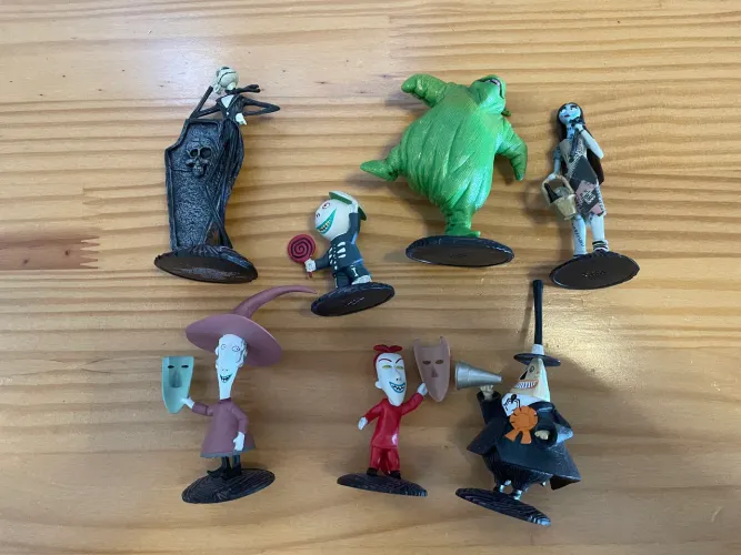 Coleção Tim Burton - O Estranho Mundo De Jack - 7 itens 