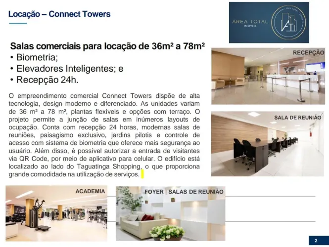 ? Salas Comerciais para Venda ou Aluguel - A partir de 37m² | Águas Claras - DF