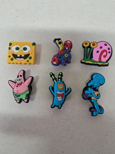 Enfeites para Calçados - Bob Esponja e Amigos