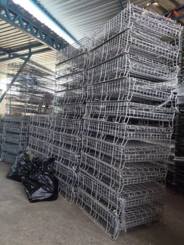 Gaiola Metálica Industrial Empilhével Dobrável VENDA e LOCAÇÃO