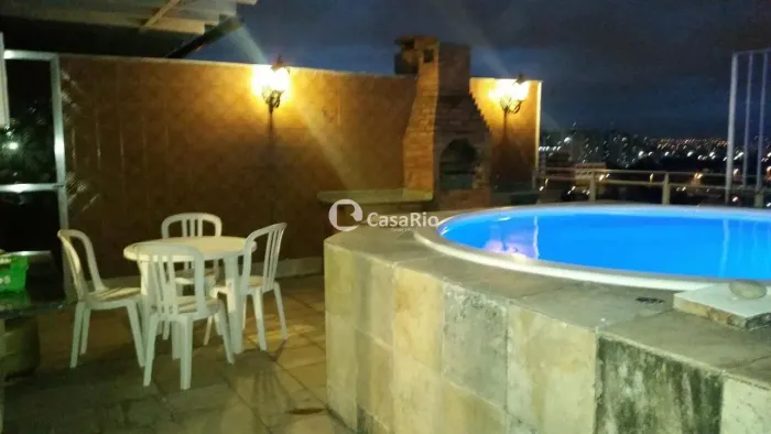 Praça Seca | Cobertura 4 quartos, sendo 3 suites