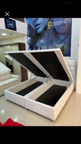 Base box bau queen bipartido