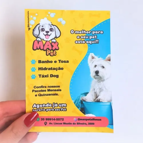 Panfleto personalizado crie sua identidade