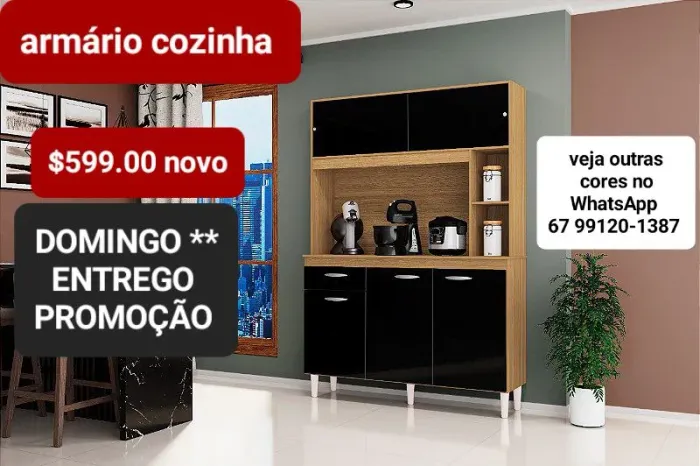 Armário novo na promoção domingo entrego poucas unidades 