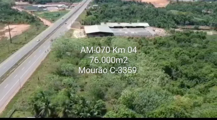 Rodovia AM-070/Estrada de Manacapurú, Km 4 com 76.000m2. Documentado. Ideal para Galpões, 
