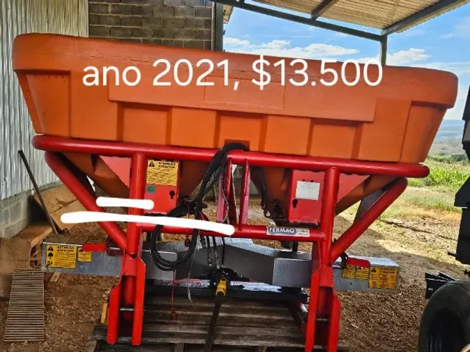 Distribuidor Ipacol DFD 1.300, Ano 2021, com Duplo Disco de Fertizantes, Adubo, Sementes